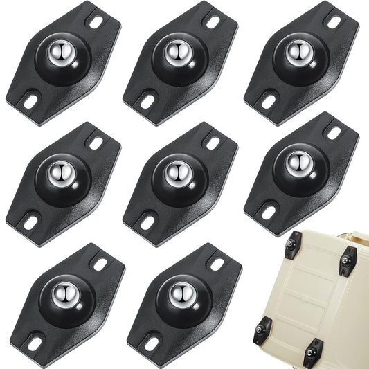8 Pcs Self Adhesive Caster Wheels Mini Swivel 360 Degree Rotation Sticky Pulley Wheels for Projects with Ball V1258-DP02-A-2130