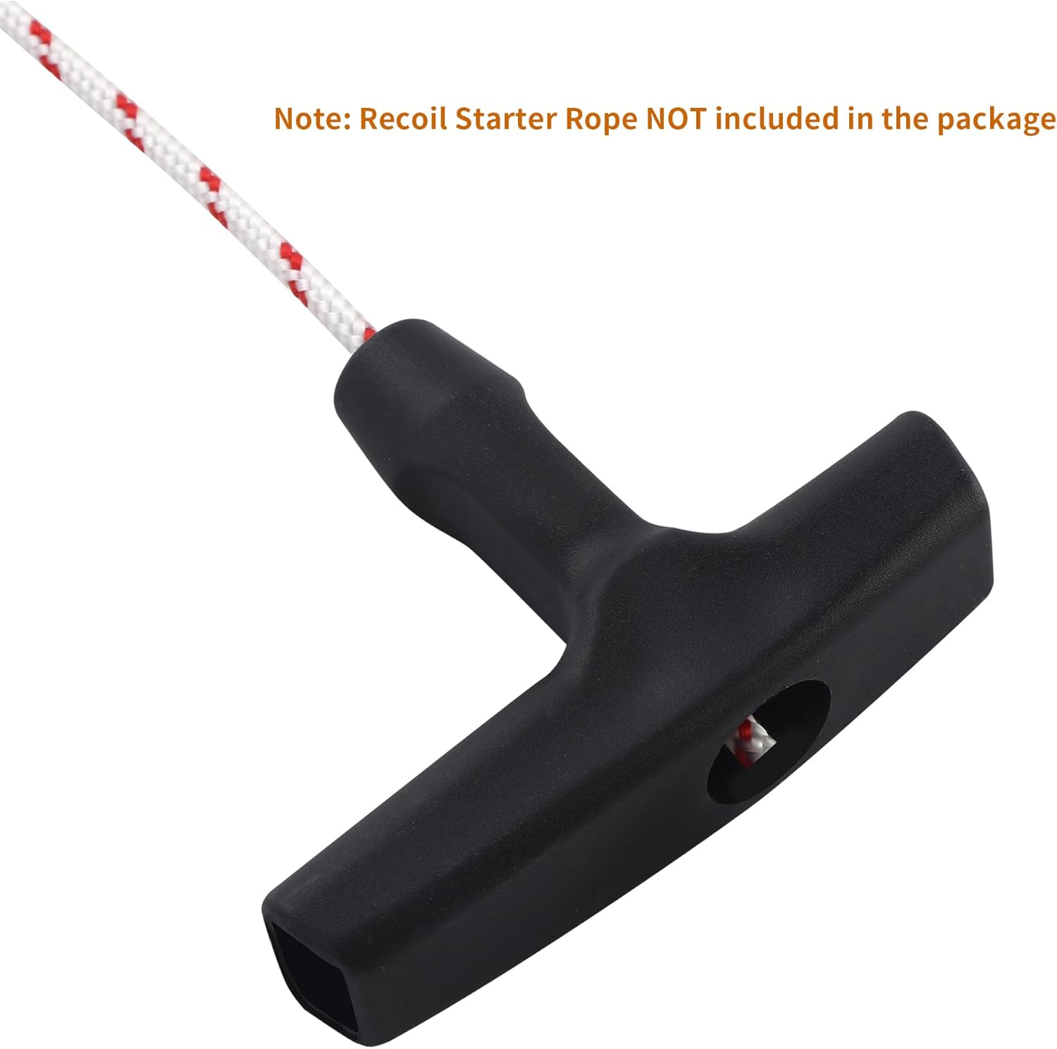 2 Packs Pull Cord Handle, Gasoline Engine Pull Starter Handle Grip, Lawn Mower Pull Handle for Generator, V1258-DP02-A-2145