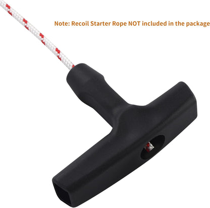 2 Packs Pull Cord Handle, Gasoline Engine Pull Starter Handle Grip, Lawn Mower Pull Handle for Generator, V1258-DP02-A-2145