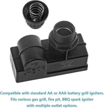 2Pcs AA Battery Push Button Igniter Caps with Spring, Igniter Replacement Button Cap for Blackstone V1258-DP02-A-2146