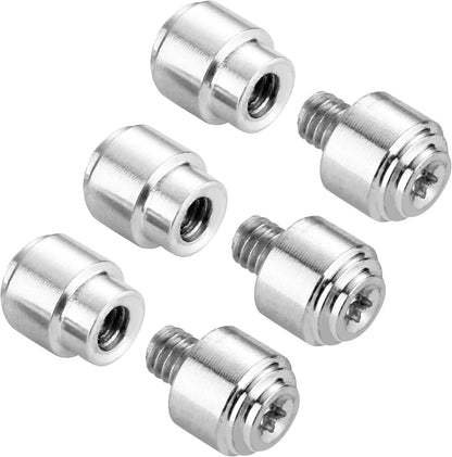 3 Pack Aluminum Alloy Thumb Studs Fit for Benchmade BUGOUT 535 Series Pocket Knives, Silver V1258-DP02-A-2148