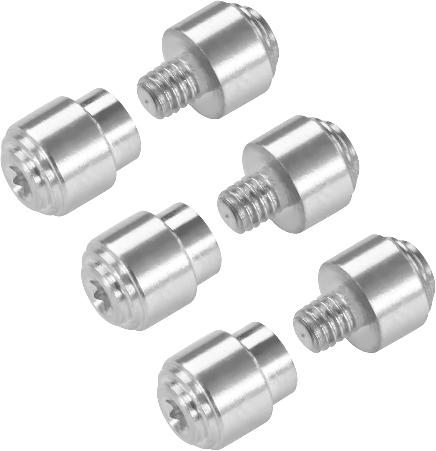 3 Pack Aluminum Alloy Thumb Studs Fit for Benchmade BUGOUT 535 Series Pocket Knives, Silver V1258-DP02-A-2148