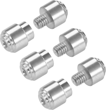 3 Pack Aluminum Alloy Thumb Studs Fit for Benchmade BUGOUT 535 Series Pocket Knives, Silver V1258-DP02-A-2148