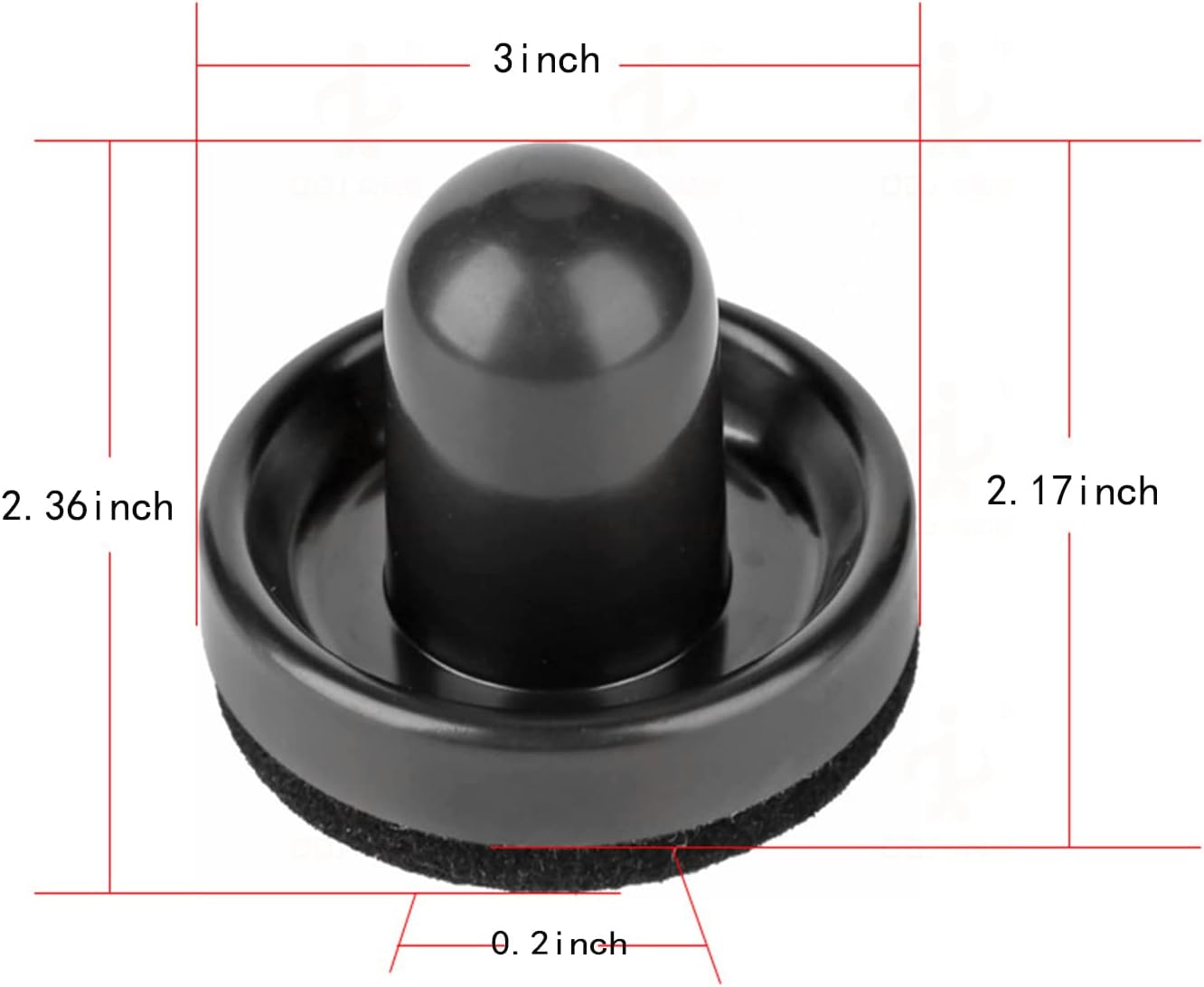 Precision Stamping Brush Tool for Scrapbooking Embossing Card Making Seal Stamp Block Pressing (3 inches in V1258-DP02-A-2173