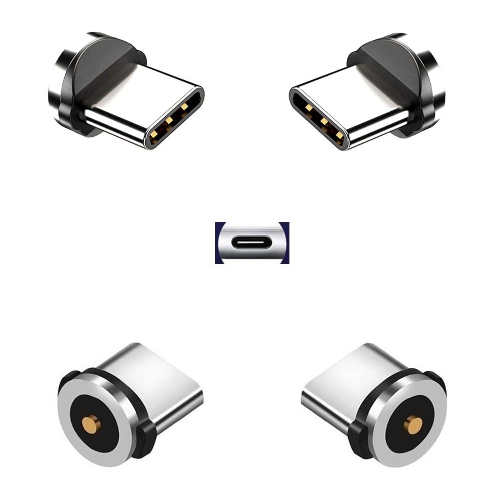 Magnetic Charging Tip Series,Type-c Tips 4 Pack,Magnetic Type-C Tips,Just 4 USB-C Tips Without Cable&Non-Data V1258-DP02-A-2187