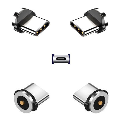 Magnetic Charging Tip Series,Type-c Tips 4 Pack,Magnetic Type-C Tips,Just 4 USB-C Tips Without Cable&Non-Data V1258-DP02-A-2187