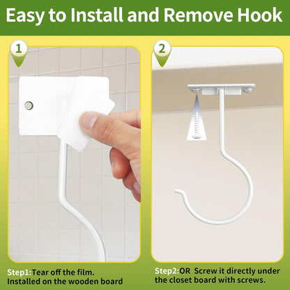 1Pcs White Self-Adhesive Banana Hook, Grape Hook, Kitchen Fruit Hooks, Banana Hanger, Keep Bananas Fresh V1258-DP02-A-2190