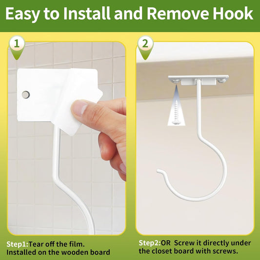 1Pcs White Self-Adhesive Banana Hook, Grape Hook, Kitchen Fruit Hooks, Banana Hanger, Keep Bananas Fresh V1258-DP02-A-2190