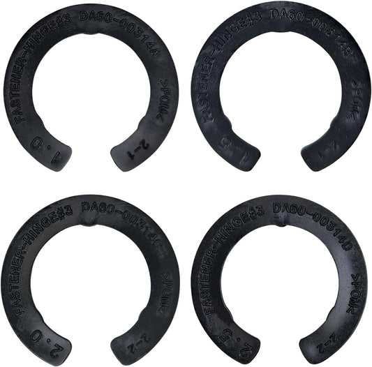 4 Pcs Upgraded DA99-04158A Hinge Shim Refrigerator Door Height Adjustment Kits, Replacement Parts for Samsung V1258-DP02-A-2193