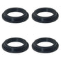 4 Pcs 11412 Pool L-Shape O-Ring Gasket Replacement for Intex Sand Filter Pump Motor, Replaces Pool Pump Parts V1258-DP02-A-2204