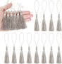 46pcs 5inch Silky Floss Carft Tassel Keychain Tassel with 2.5inch Cord Loop Earring Jewelry V1258-DP02-A-2212