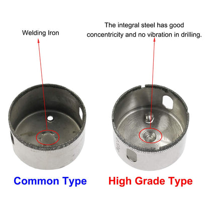 1-1/2 Inch / 38mm Diamond Drill Bits, Diamond Hole Saw Hollow Core Drill Bits for Glass Ceramic Porcelain V1258-DP02-A-2221