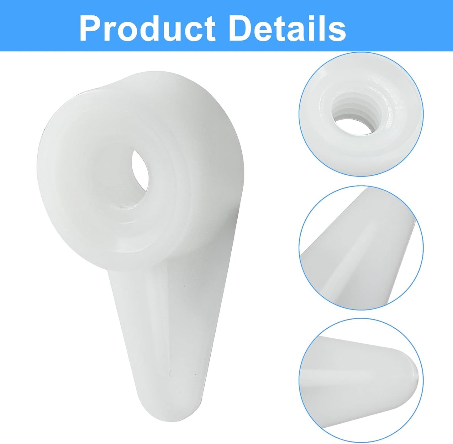 2 Pcs 73316 Filter Nut, Filter Plate Retainer Vac Filter Nut Replacement for Craftsman Ridgid 9-16938 83872 V1258-DP02-A-2228