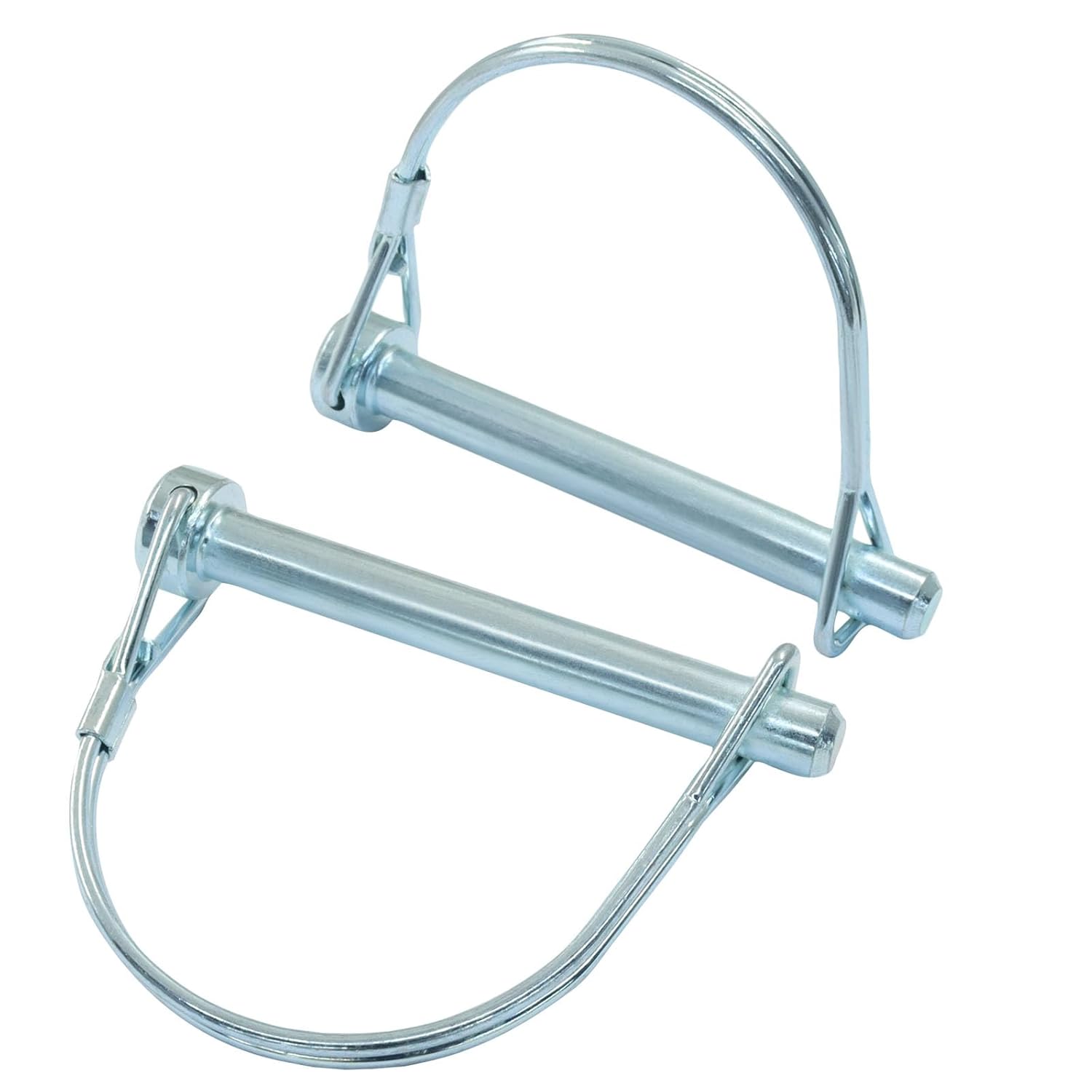 2 Pack Trailer Coupler Pin, Zinc Plated Carbon Steel Locking Pin, 5/16" x 2.75" Medium Hitch Pin for V1258-DP02-A-2238