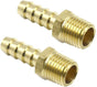 2pcs Brass 5/16" Hose Barb to 1/4" NPT Male Quick Couplers V1258-DP02-A-2239