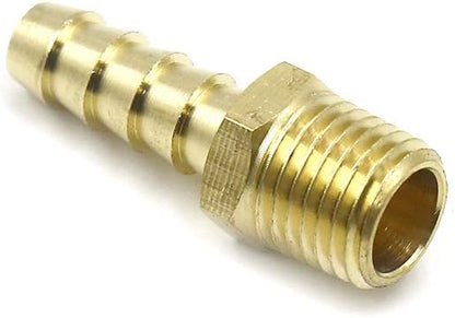 2pcs Brass 5/16" Hose Barb to 1/4" NPT Male Quick Couplers V1258-DP02-A-2239