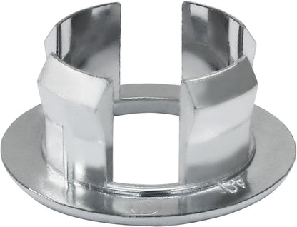 6 Pack Sink Overflow Ring Round Basin Trim Drain Cap Cover Sink Basin Trim Overflow Cover Hole Insert in Cap V1258-DP02-A-2244