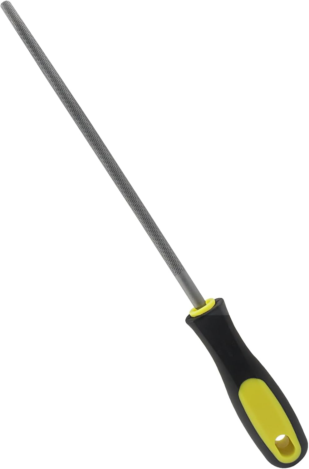 8 Inch Round File, Carbon Steel Rat Tail Metal File Tool Sharpener for Professionals/Wood/DIY Enthusiasts V1258-DP02-A-2248