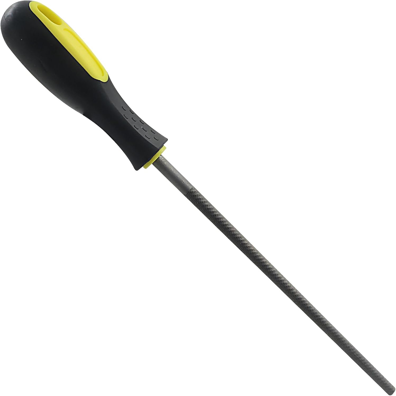 8 Inch Round File, Carbon Steel Rat Tail Metal File Tool Sharpener for Professionals/Wood/DIY Enthusiasts V1258-DP02-A-2248