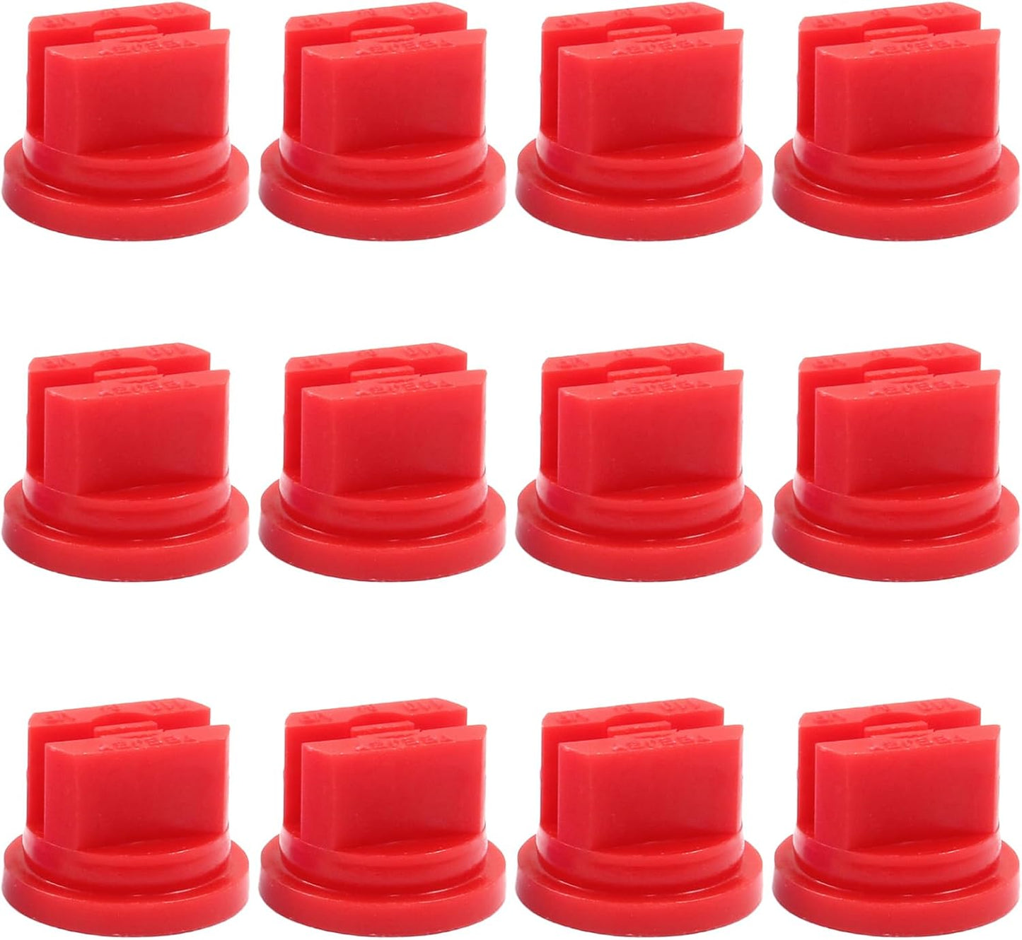 12Pcs Flat Fan Spray Tip 110 Degree Plastic Spray Nozzle Tip Fan Shaped Atomizing Nozzle Agriculture V1258-DP02-A-2252