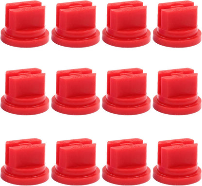 12Pcs Flat Fan Spray Tip 110 Degree Plastic Spray Nozzle Tip Fan Shaped Atomizing Nozzle Agriculture V1258-DP02-A-2252