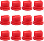 12Pcs Flat Fan Spray Tip 110 Degree Plastic Spray Nozzle Tip Fan Shaped Atomizing Nozzle Agriculture V1258-DP02-A-2252
