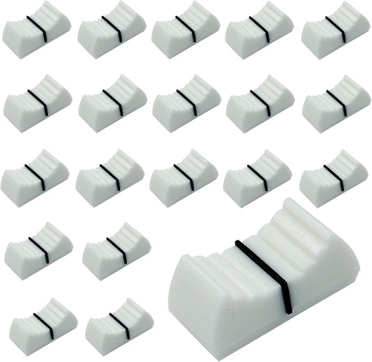 20pcs Fader Knobs, Fader Caps Mixer Slider Fader Knobs Universal Fader Knobs Replacement Fader Cap Slider V1258-DP02-A-2254