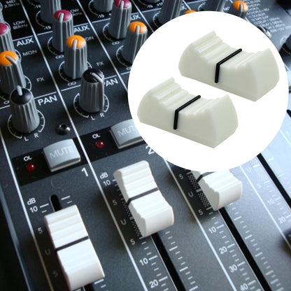 20pcs Fader Knobs, Fader Caps Mixer Slider Fader Knobs Universal Fader Knobs Replacement Fader Cap Slider V1258-DP02-A-2254