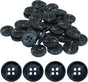 40 PCS 4-Holes Resin Buttons 5/8" Sewing Buttons for Clothing Arts Crafts Projects DIY Decorations Sewing V1258-DP02-A-2262