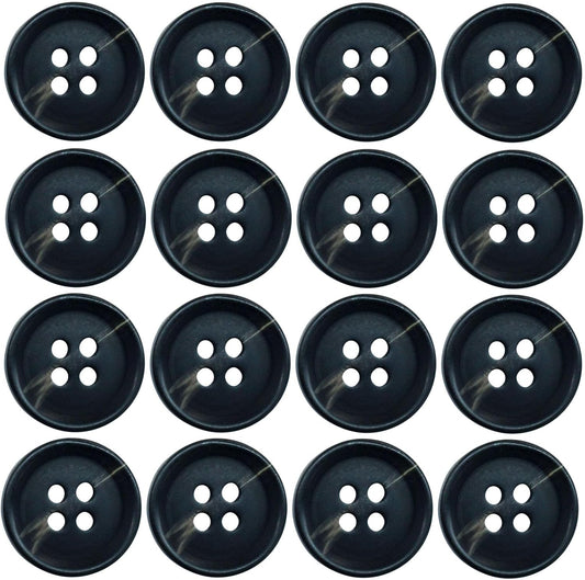 40 PCS 4-Holes Resin Buttons 5/8" Sewing Buttons for Clothing Arts Crafts Projects DIY Decorations Sewing V1258-DP02-A-2262