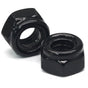 M3 Hex Lock Nuts, M3 x 0.5mm Carbon Steel Nylon Insert Self-Locking Nuts for Fasteners, 50Pcs V1258-DP02-A-2269
