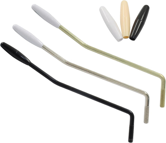 3 Colors 6mm Whammy Bar Tremolo Arm for Electric Guitar, Metal Thread Single Tremolo Arm Compatible with V1258-DP02-A-2279