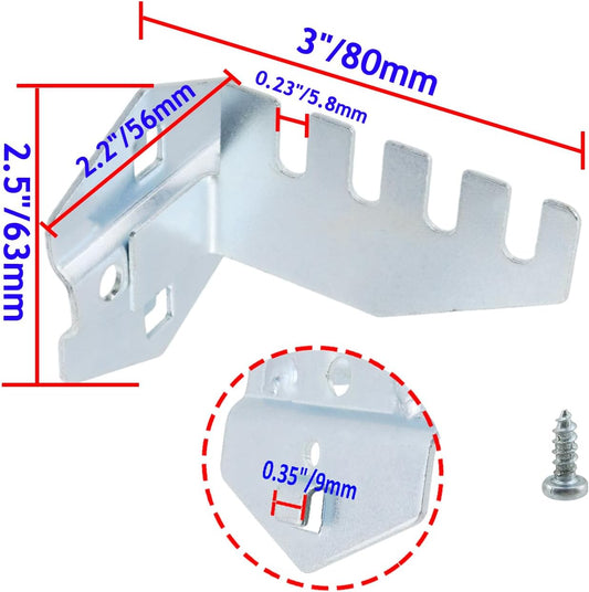 Saw Blade Storage Rack Fits 3/8" Pegboard Heavy Duty Saw Blade Holder Metal Pegboard Accessorie for Craft V1258-DP02-A-2284