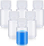 6 Pcs 2 oz 60ml Polypropylene Reagent Bottle Plastic Sample Bottles with Screw Caps Transparent PP Sample V1258-DP02-A-2300