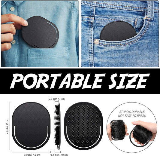 6 Pieces Pocket Palm Combs Pocket Brush, Shampoo Brushes, Scalp Massager Hair Brush Comb for Men Travel V1258-DP02-A-2317