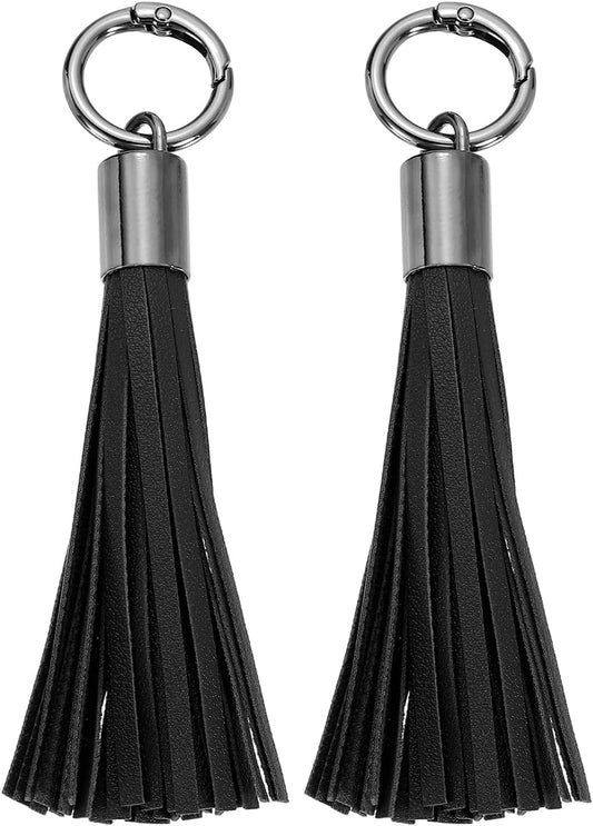 Leather Keychain Tassels, Women Tassel Bag Charm for Handbag Purse DIY Craft Making V1258-DP02-A-2322