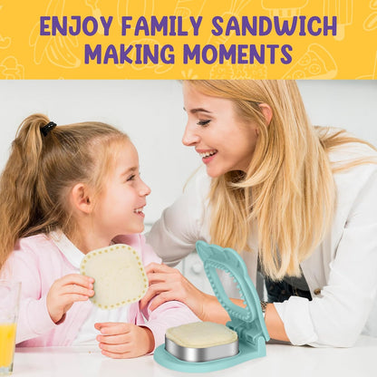Uncrustable Sandwich Cutter Maker - Sandwich Sealer and Cutter for Lunchbox and Breakfast, Square Shape, V1258-DP02-A-233