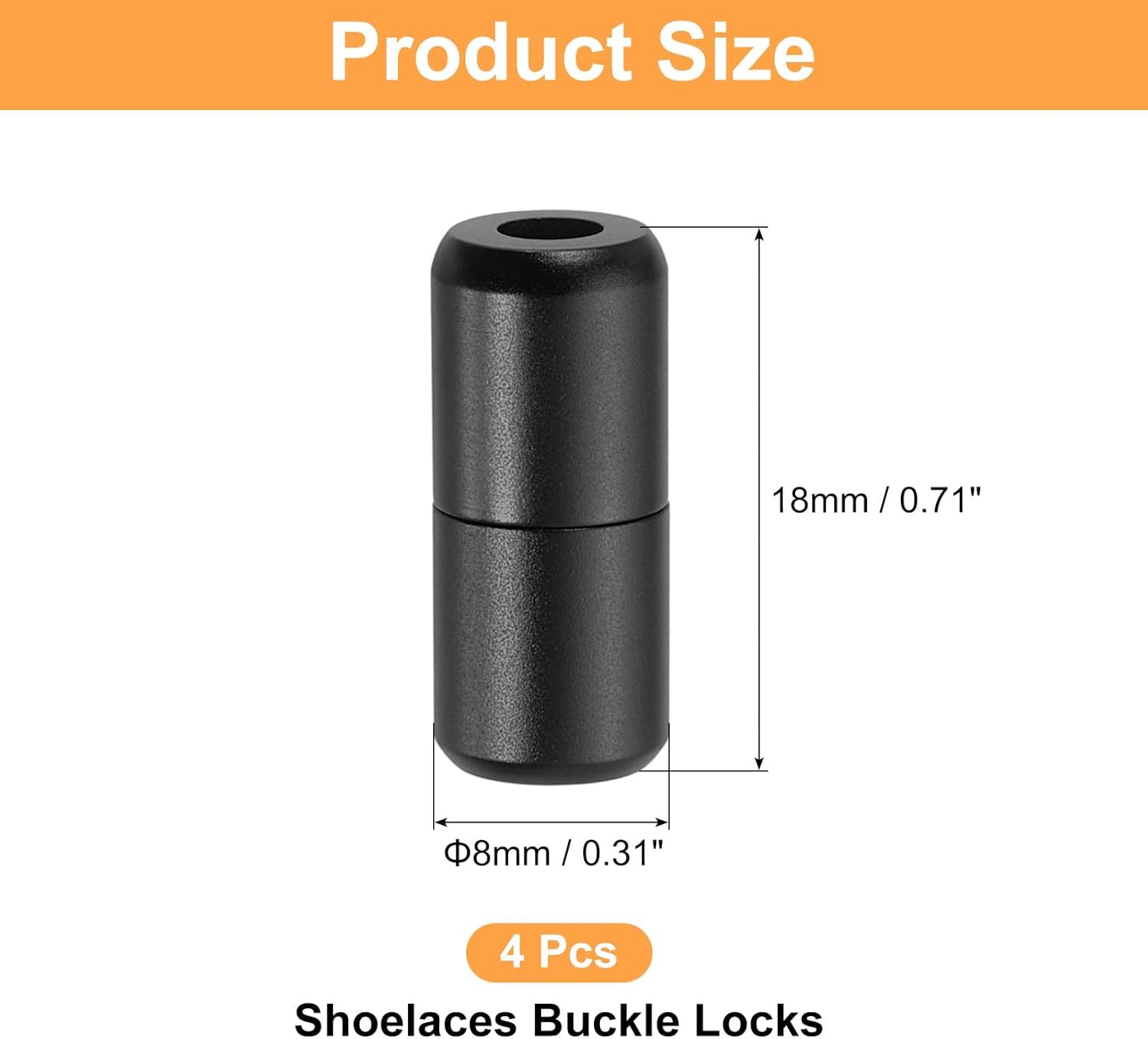 Shoe Laces Buckle Lock Aluminum No Tie Shoelace Turnbuckle V1258-DP02-A-2334