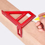 Mini 3D Multi-Angle Measuring Ruler, Precision Imperial 45/90 Degree Carpenter Square, Aluminum Alloy Miter V1258-DP02-A-2336