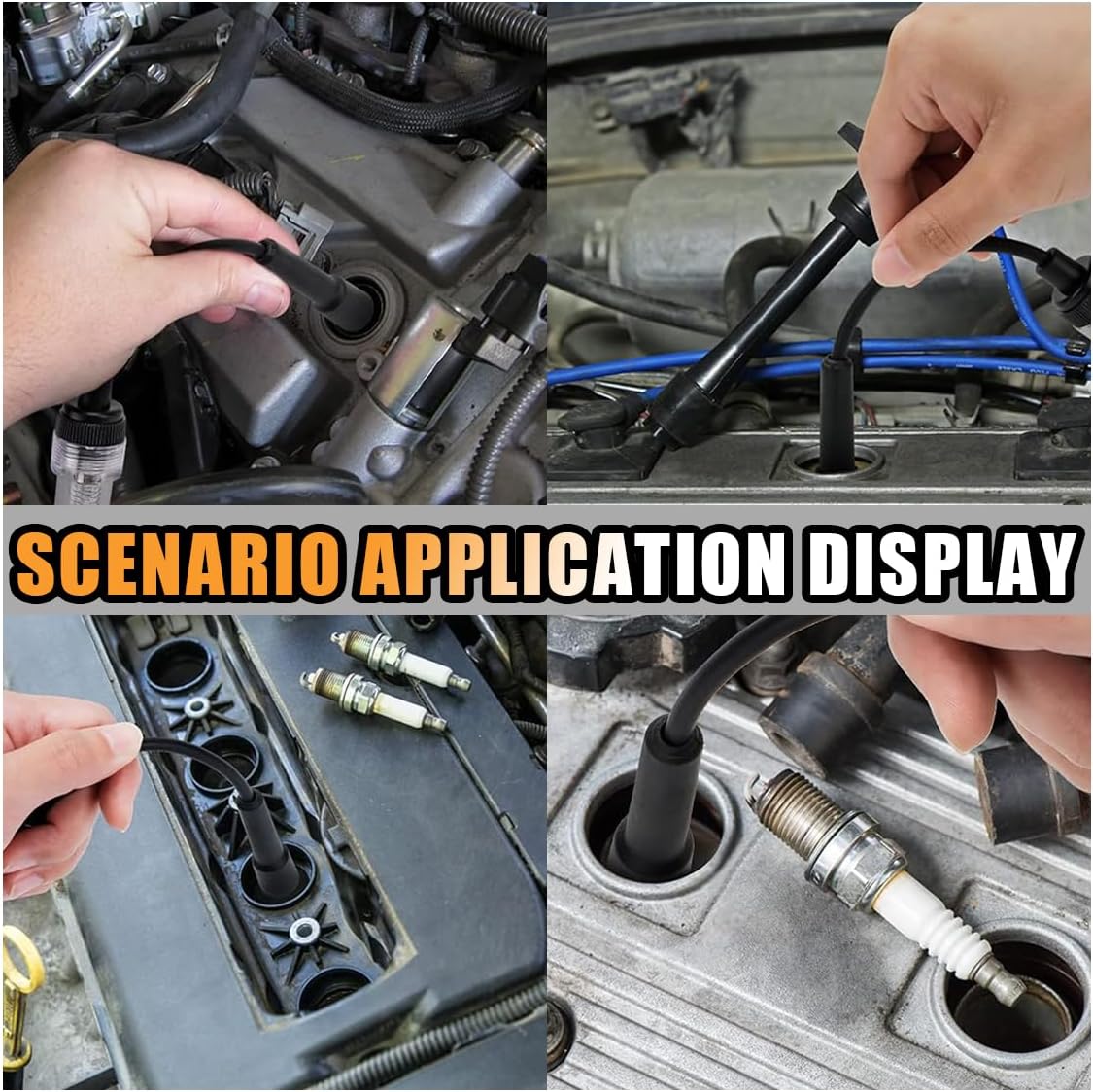Inline Spark Plug Tester, Straight Boot Ignition Coil Tester Light, Car Small Engine Spark Tester, Armature V1258-DP02-A-2346