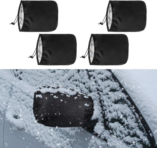 4PCS Car Side Mirror Covers - Waterproof Snow Mirror Cover Protects from Ice Snow Frost Dew Rain Bird Poop - V1258-DP02-A-2359