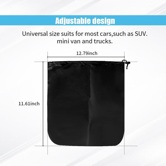 4PCS Car Side Mirror Covers - Waterproof Snow Mirror Cover Protects from Ice Snow Frost Dew Rain Bird Poop - V1258-DP02-A-2359