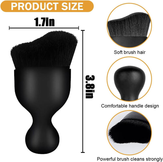 Car Interior Detailing Brush - Curved Soft Bristle Cleaning Brush, Dust Collectors Car Interior Cleaning Tool V1258-DP02-A-2362