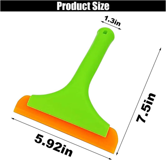 Small Silicone Window Squeegee, Car Windshield Water Blade Scraper, Multifunctional Squeegee with 5.9 Inch V1258-DP02-A-2363