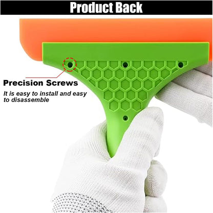 Small Silicone Window Squeegee, Car Windshield Water Blade Scraper, Multifunctional Squeegee with 5.9 Inch V1258-DP02-A-2363