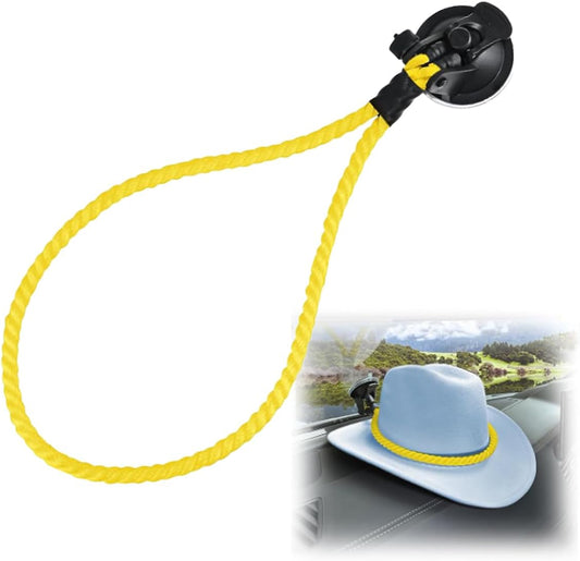 Hat Mounts for Cars, Handmade Rope Cowboy Hat Holder with Suction Cup, Hat Holder Rack to Keeps Your Hat On V1258-DP02-A-2364