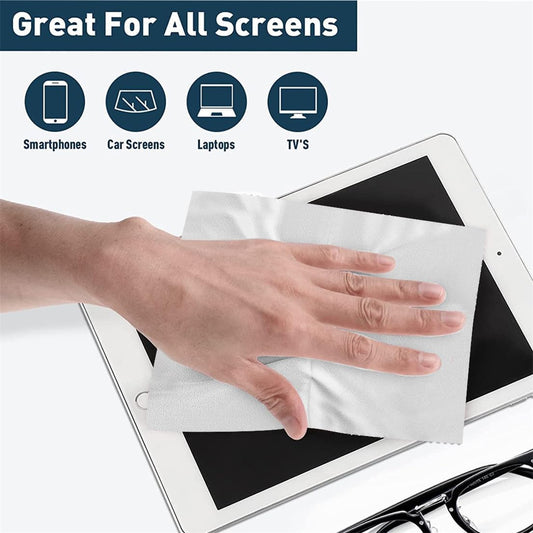 Microfiber Cleaning Cloth for Glasses, 30 Pack Ultra Fine Lens Cleaning Clothes for Screens Eyeglasses and V1258-DP02-A-2367