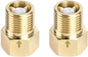 2Pcs Brass One-way Check Valve, 1/2" Female to 1/2" Male Thread of Backflow Preventer V1258-DP02-A-2370