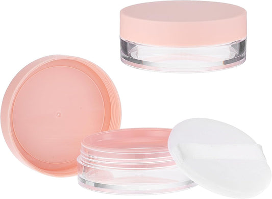10ml (0.34oz) Loose Powder Containers, No Leak Plastic Empty Reusable Refillable Travel Compact Portable V1258-DP02-A-2387