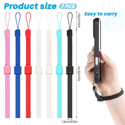 7 PCS Hand Wrist Strap, Adjustable Phone Lanyards for Wii Remote Multi Purpose Wristbands Phone Strap V1258-DP02-A-2393